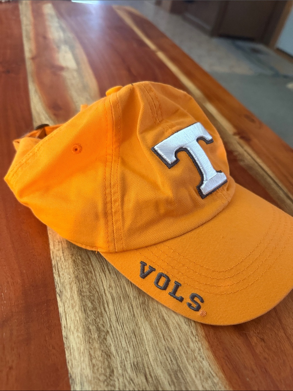 Tennessee Vols Orange Baseball Cap with White 'T' Patch